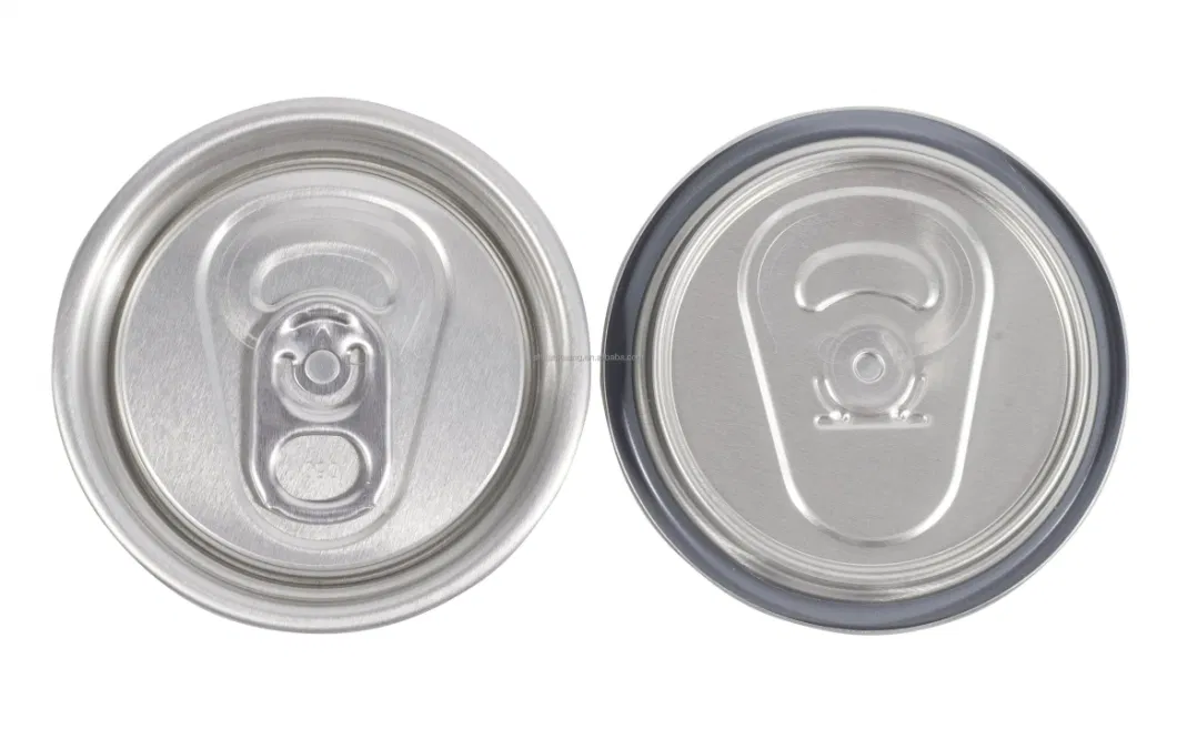 Custom Order Wholesale 202# Eoe Aluminum Easy Open End with Ring Pull Can Lid