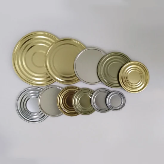 307 (83 mm) TFS-Metalldeckel am unteren Ende für die Verpackung von Lebensmitteldosen